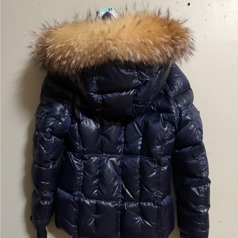SAM puffer with fox fur.